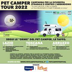 Riparte il camper solidale degli animali: pet camper tour. in ogni tappa: ospiti, giochi e